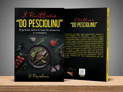 Il Ricettario "Dei Pesciolini" (The "Little Fish" Cookbook) book book art book cover book cover art book cover design book cover mockup book design cookbook cover cover art creative book cover design ebook ebook cover epic bookcovers graphic design kindle book cover non fiction book cover professional book cover recipes book cover the little fish cookbook