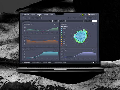 Snow42 | Weather App for Professionals desktop app figma graphic design meteo product design ui user experience ux weather