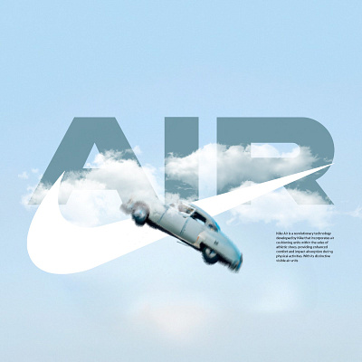 Nike Air branding concept design designer graphic design illustration logo minimal ui ui design