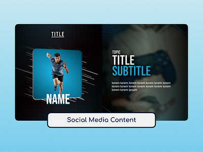 Social Media Content - Gaming Style instagramtemplates