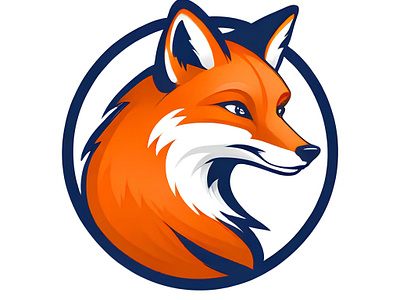 Fox Logo designed with AI ai logo design branding logo logo design