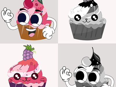 cupcake branding design graphic design illustration logo pattern typography ui ux vector