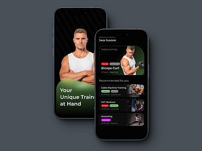 Unique Trainer App Design
