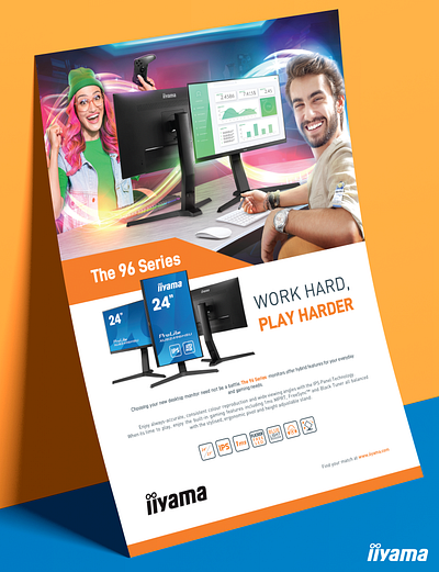 iiyama - brochure and web banners