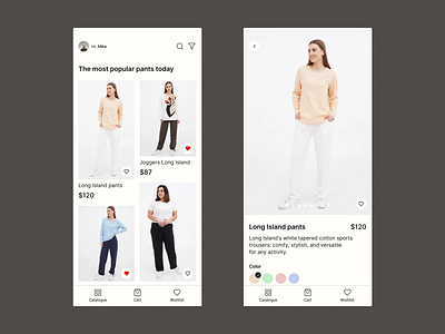 E-commerce Shop — Daily UI #12 branding business clothes commerce dailyui design e commerce ecommerce fashion graphic design illustration logo mobile product redesign shop ui ux