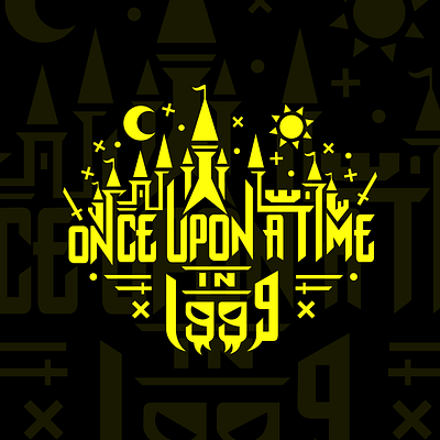 Logo Design for Once Upon a Time in 1999 branding castle commission dark comedy design freelance work graphic design graphic designer logo logo design logo design branding logo designer vector