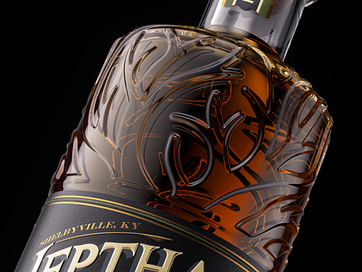 Jeptha Creed Shoulders bottle branding design distillery graphic design illustration logo packaging packaging design print typography ui whiskey