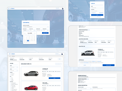 Car Rental ui