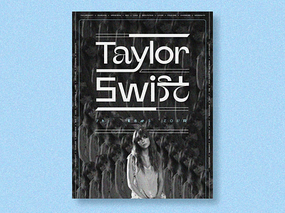 Taylor Swift Eras Tour Concept Poster adobe animation design eras tour graphic graphic design illustrator motion graphics music poster photoshop poster design taylor swift typography