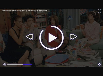 Daily UI #057: Video Player daily ui figma graphic design movie player movies ui video video player