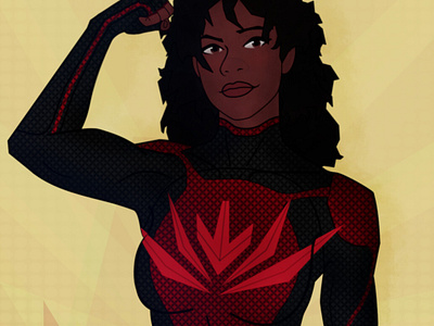 Original Superhero Design: Kinetic Woman character art character design costume design illustration superhero woman