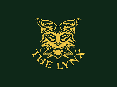 The Lynx adobe illustrator banned books books bookstore branding cat fierce illustration illustrator lauren groff logo lynx punk symmetry trees vector