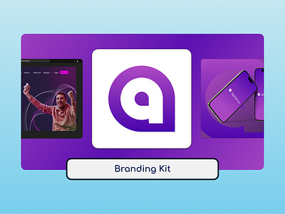 Branding Kit - Open To Buy a logo app brand branding communication logo graphic design identitycreation. logo logodesign mockup mockups open to buy ui userinterface website