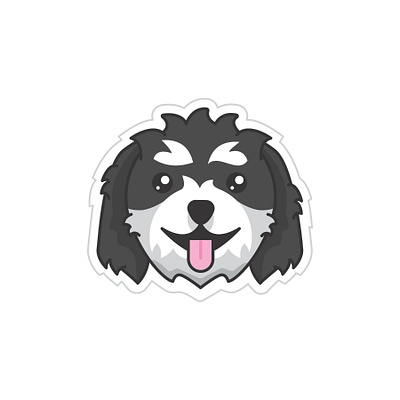 Odie Bear Brand branding dog logo