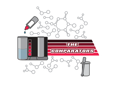 The Comparators - Aquatics Logo aquatics comparator logo test kit testing titration