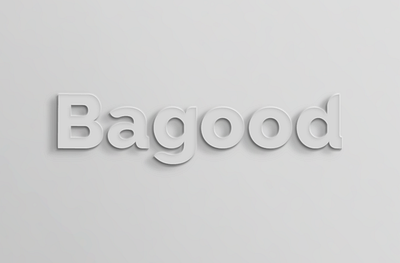 Bagood 3D logo 3d graphic design logo