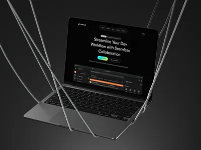 Sass Collaboration Tools Landing Page app clean design freebies ui web website