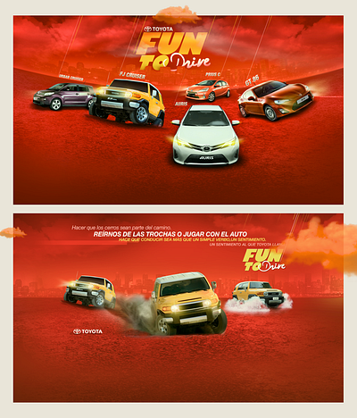 Time Line 2014 / Toyota / Fun to Drive / UI appdesign behance branding design illustration ui uidesign uidesigner uitrends ux