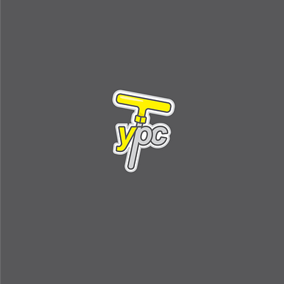 Yellow Pin Concepts Logo branding logo training weight lifting