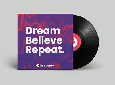 Reesonly Vinyl Record Cover branding graphic design logo mockup music