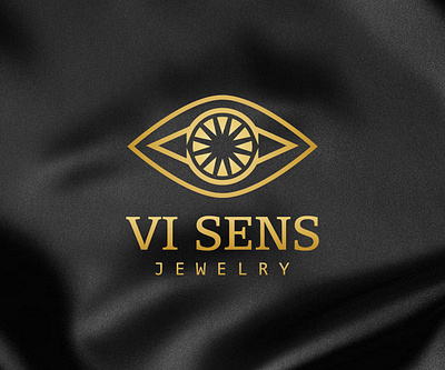 VI SENSE JEWELRY LOGO branding creative logo graphic design jewelry logo logo