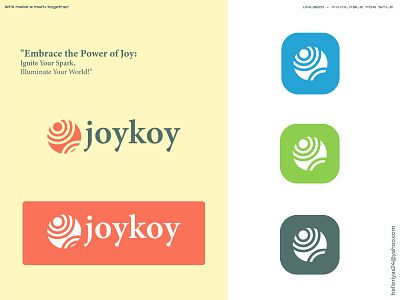 joykoy logo agency branding colorful design happiness joy logo logo design logo designer mark minimal riyamoni simple brand vector