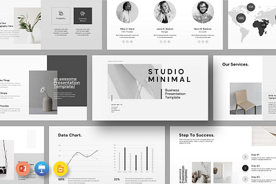 Studio Minimal Presentation Template studio profile