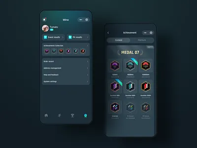 Sports applet app design mobile ui ux
