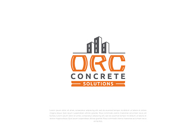 Concrete Solutions company logo design architecture branding creative design graphic design illustration logo logo design logodesign logotype