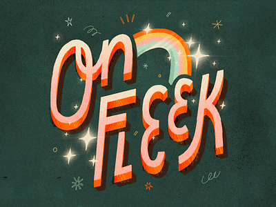 On Fleek fleek gay lettering lgbtq on fleek pride queer rainbow text type type design typography
