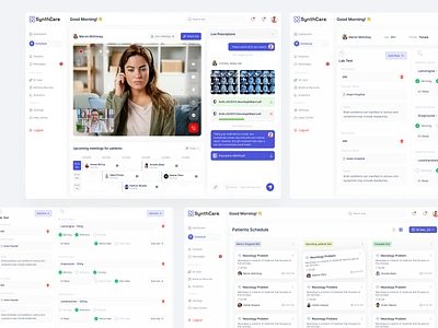 SynthCare - Telemedicine Dashboard Doctor Panel 2024trends 3d ai aichat animation backbencherstudio dashboard health healthcare healthtech medical medicaldeshboard medicine motion graphics onlinedoctor telehealth telemedicine ui uiux webapp