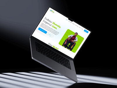 Disability Organization - Website Design adobe xd branding design figma graphic design homepage illustration illustrator landingpagedesign logo ngo ngowebsitedesign organizationwebsitedesign photoshop typography ui uidesign uiux uiuxdesign ux