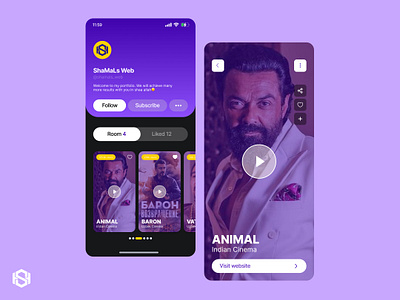 Mobile App Design beauitiful branding cinema design dark mode design illustration landing page light mode logo mobile app design nice profile design robot searchbar design site ui video video editor design visit vebsite design