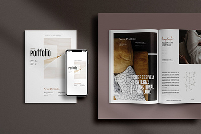 Portfolio Template animation brand graphic design logo magazine portfolio template ui