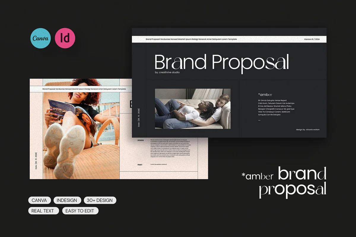 AMBER | Brand Proposal trading