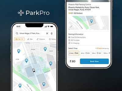 App for Searching Parking Spots android app app design creative design easy parking mobile ui parking app product design ui ux visual design