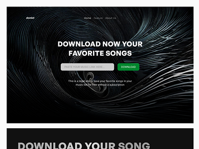 donlot - Song download site branding commercialusemusic creativecommonsmusic design designinspiration freemusicdownload legalsounds safedownloads song download site ui ui ux web design