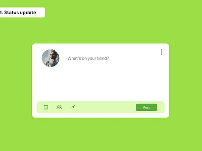 Daily UI Day 81 - Status Update 100 days ui daily ui day 81 graphic design status upadte ui