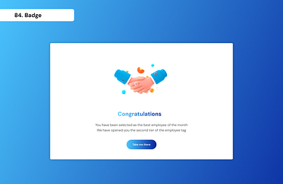 Daily UI Day 84 - Badge 100 days ui badge daily ui day 84 graphic design ui