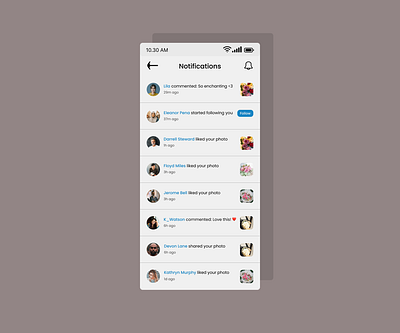 Daily UI Challenge #049 Notification challange dailyui design notification ui