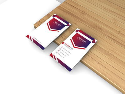 Professional vertical business card template template