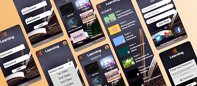 Learning App UI/UX Case Study app casestudy educational ui