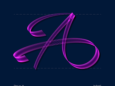 Daily Type Challenge: Day 01 branding custom type font design letter design lettering type design typography