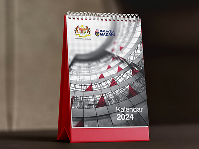 Kalendar 2024 Kementerian Ekonomi Malaysia Proposal (Printed) calendar desk kalendar