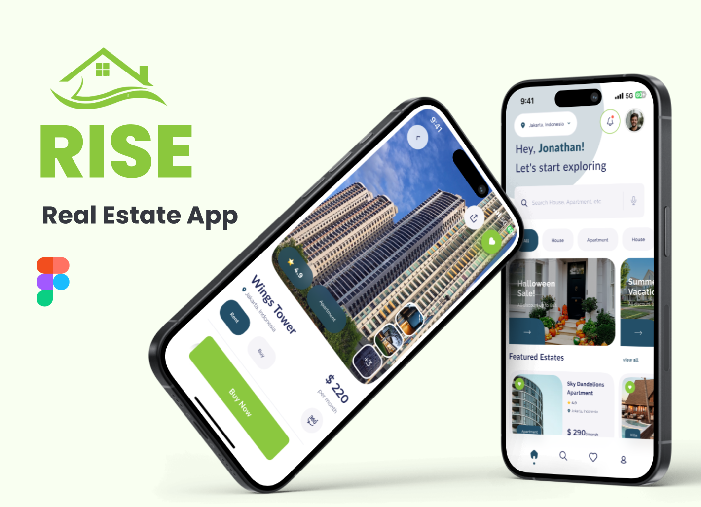 Real Estate App 3d animation branding logo real estate real estate app ui
