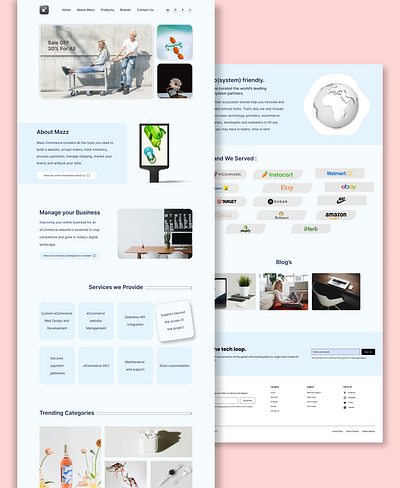 eCommerce Website UI Design design ecommerce website design figma illustration ui ux website design