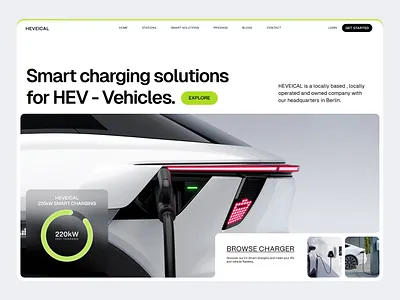 Electric Charging car solution landing page ai charger bento car charging electric electric car hev hev vehicle landing page minimal smart charging ui user interface ux vehicle vehicle landing page web design website website development