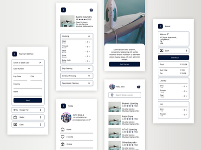 Laundromat: An Laundary SaaS design modern saas ui ux