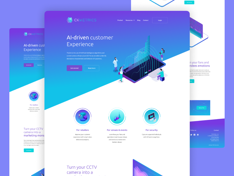 CX-Metrix - website design ui ux website