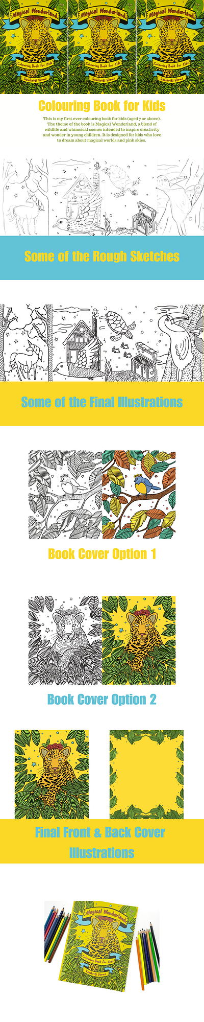 Colouring Book for Kids freelance illustrator illustration illustrator kids book illustration whimsical illustrations